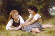 William-Adolphe Bouguereau The Nut Gatherers France oil painting artist